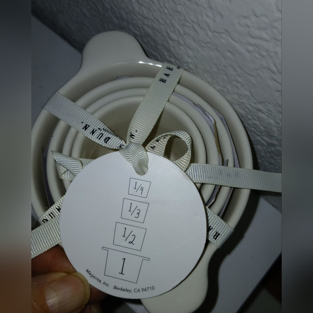 Rae Dunn White Stacking Measuring Cups - Picture 2 of 4